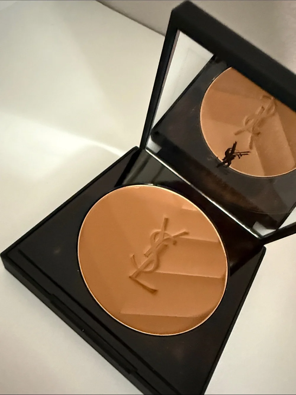 S YSL All Hours Hyper Bronze Bronzer Bronzong Powder Compact #2 Buff Dune $65